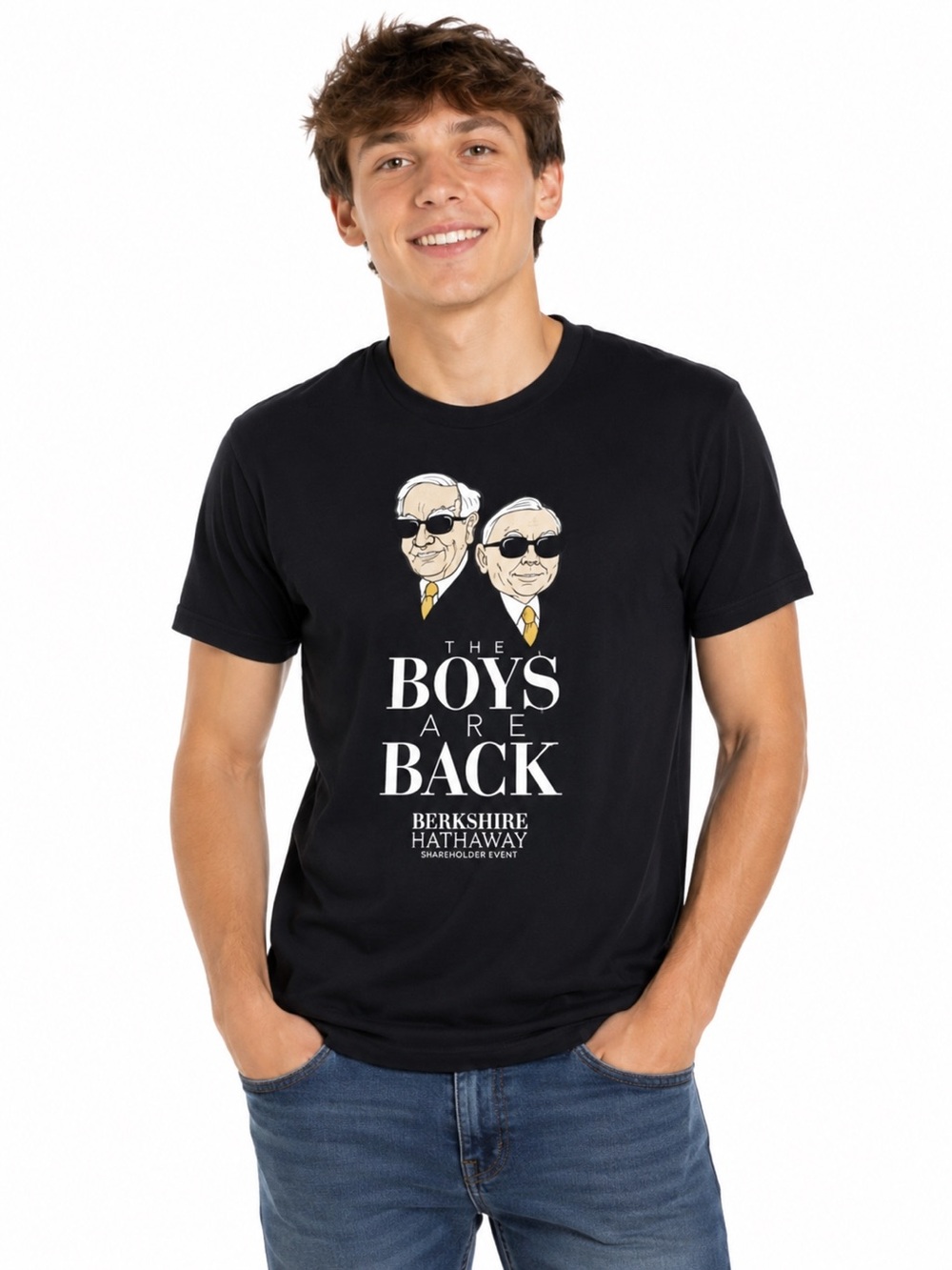 2022 Berkshire Hathaway The Boys are Back T Shirt Men’s Medium